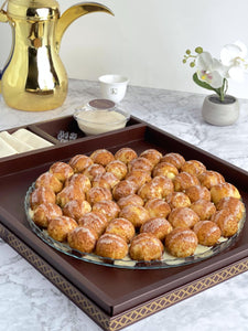 Cinnamon Balls with Cheesy Sauce - كرات القرفة مع صلصة الجبن