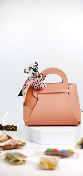 Garangao Mini Leather Bag Pink - قرنقوه حقيبة جلدية صغيرة وردي