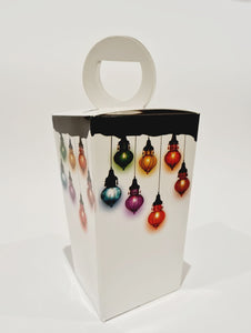 Garangao White box with Multi Color lamp - قرنقعوه صندوق ابيض مع مصباح متعدد الالوان