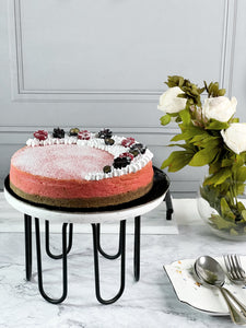 Berries cheesecake - كعكة الجبن التوت