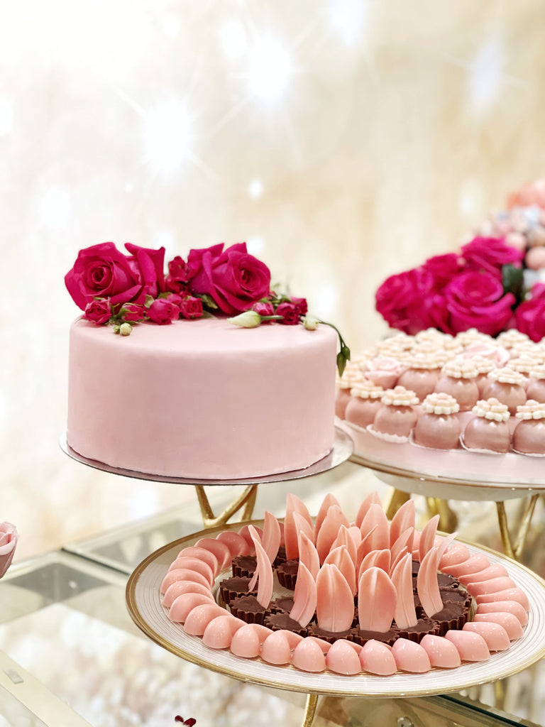 Fresh Flowers Cake - كعكة الزهور الطازجة