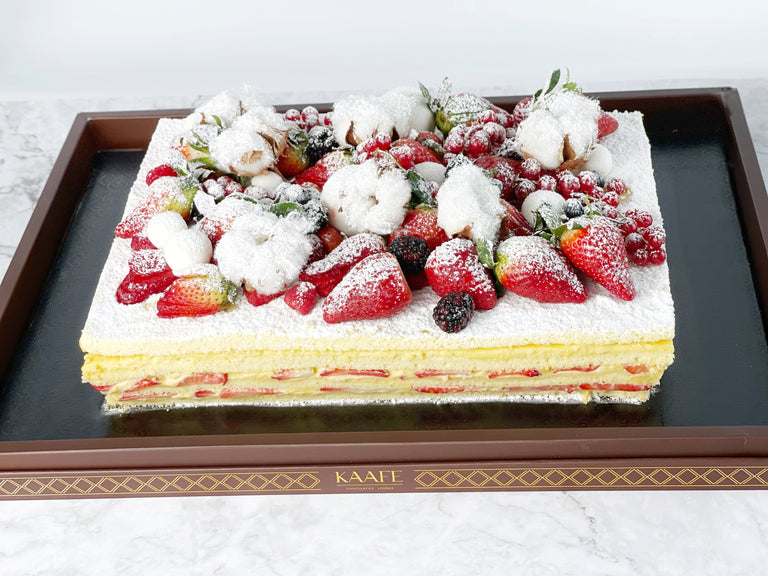 Strawberry cotton cake - كعكة القطن بالفراولة