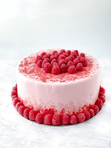 Raspberry cake - كعكة التوت